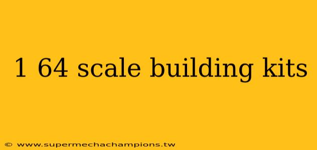 1 64 scale building kits
