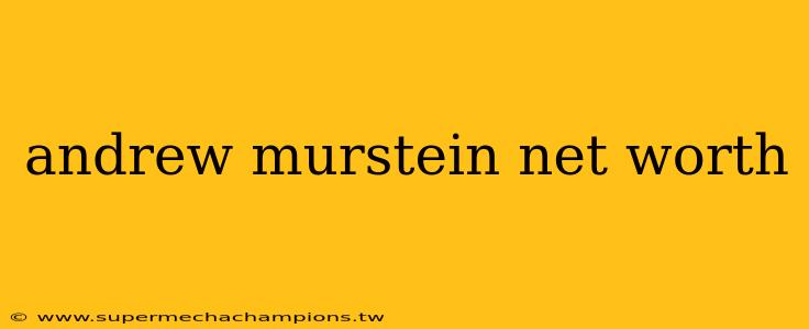 andrew murstein net worth