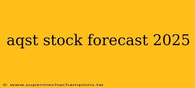 aqst stock forecast 2025