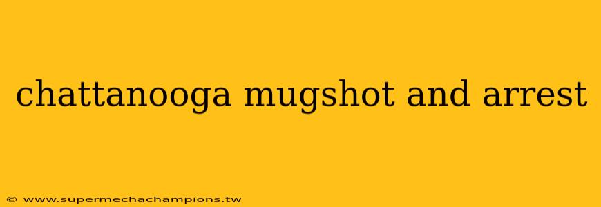 chattanooga mugshot and arrest