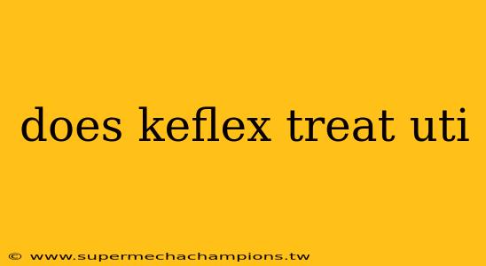 does keflex treat uti