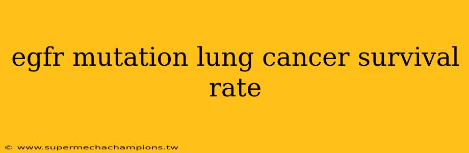 egfr mutation lung cancer survival rate