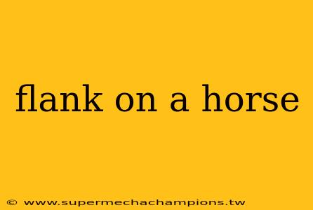 flank on a horse