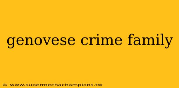 genovese crime family