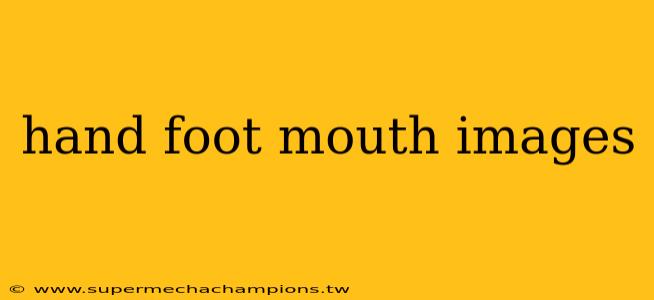 hand foot mouth images