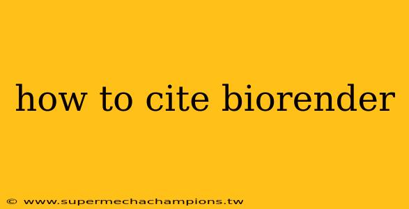 how to cite biorender