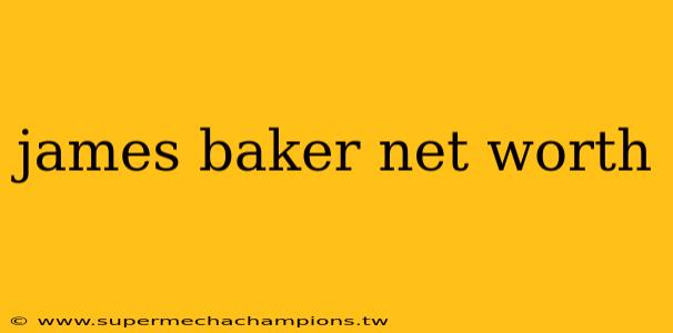 james baker net worth