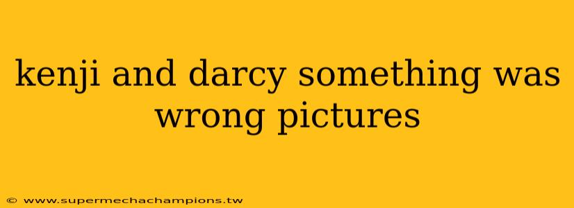 kenji and darcy something was wrong pictures