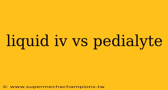 liquid iv vs pedialyte