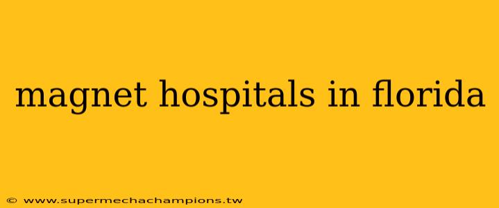magnet hospitals in florida