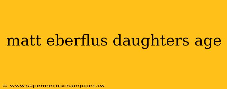 matt eberflus daughters age