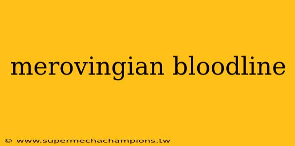 merovingian bloodline