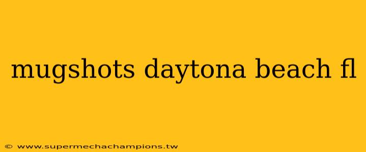 mugshots daytona beach fl