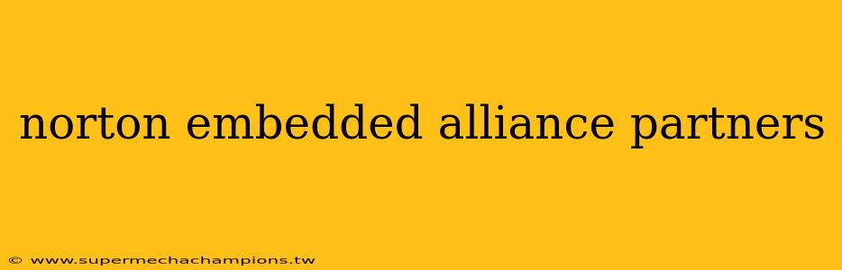 norton embedded alliance partners