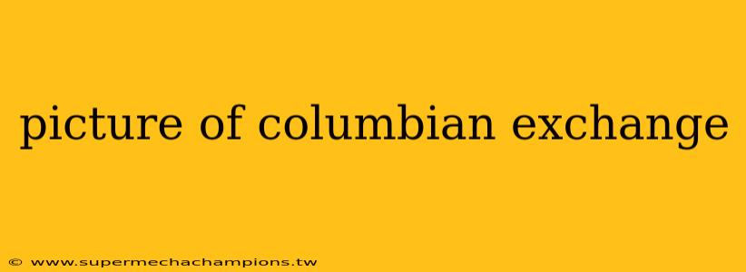 picture of columbian exchange
