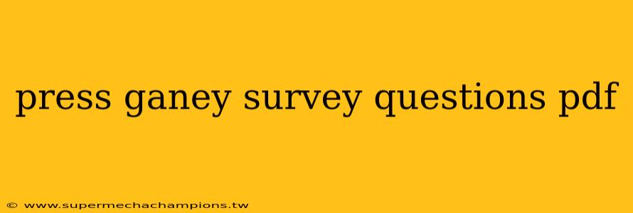 press ganey survey questions pdf