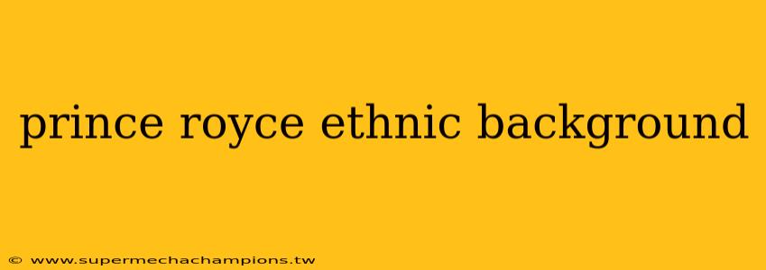 prince royce ethnic background