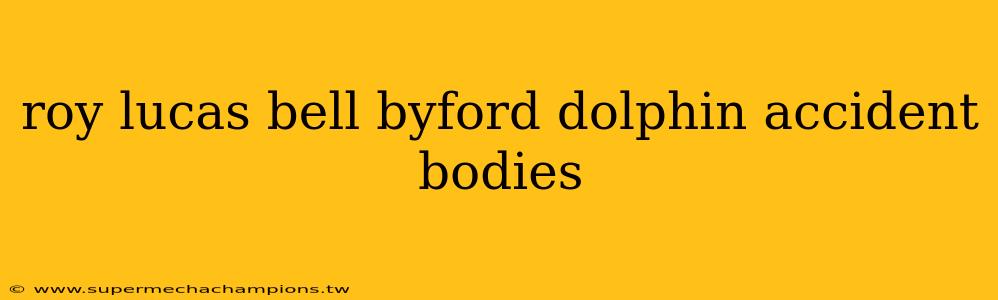 roy lucas bell byford dolphin accident bodies