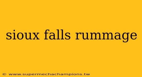 sioux falls rummage
