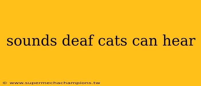 sounds deaf cats can hear