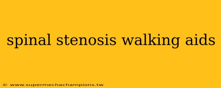 spinal stenosis walking aids