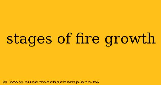 stages of fire growth