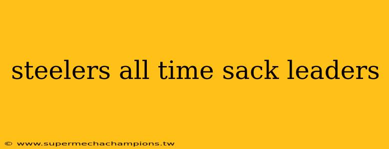 steelers all time sack leaders