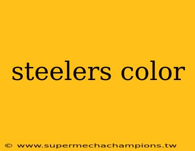 steelers color