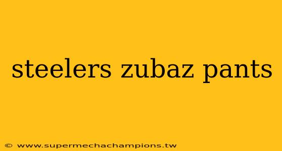 steelers zubaz pants