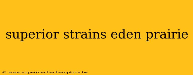 superior strains eden prairie