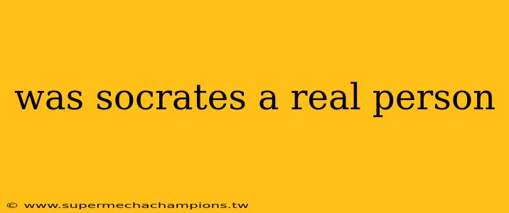 was socrates a real person
