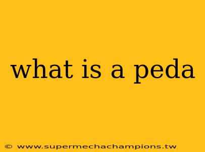 what is a peda