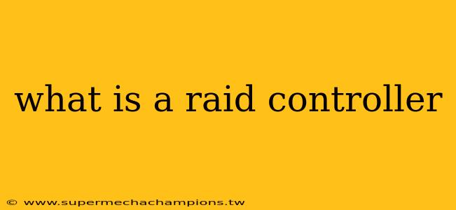 what is a raid controller