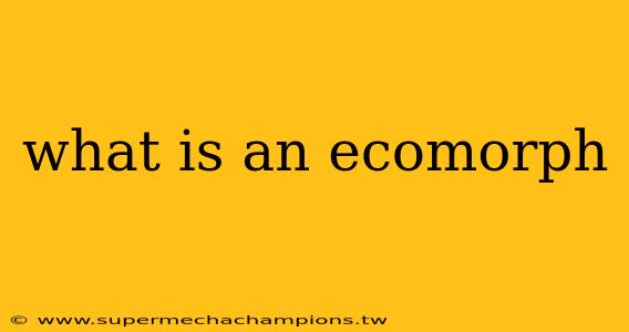 what is an ecomorph