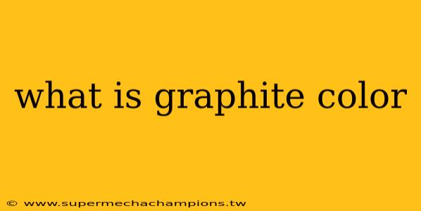 what is graphite color