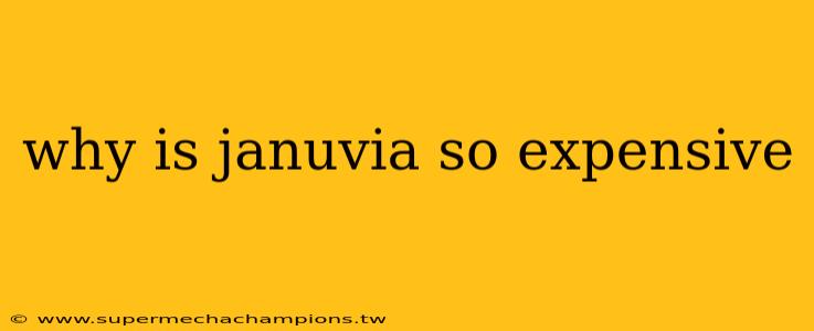 why is januvia so expensive