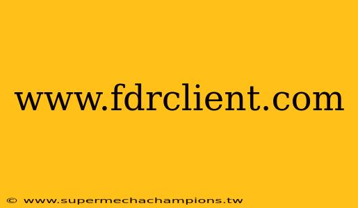 www.fdrclient.com
